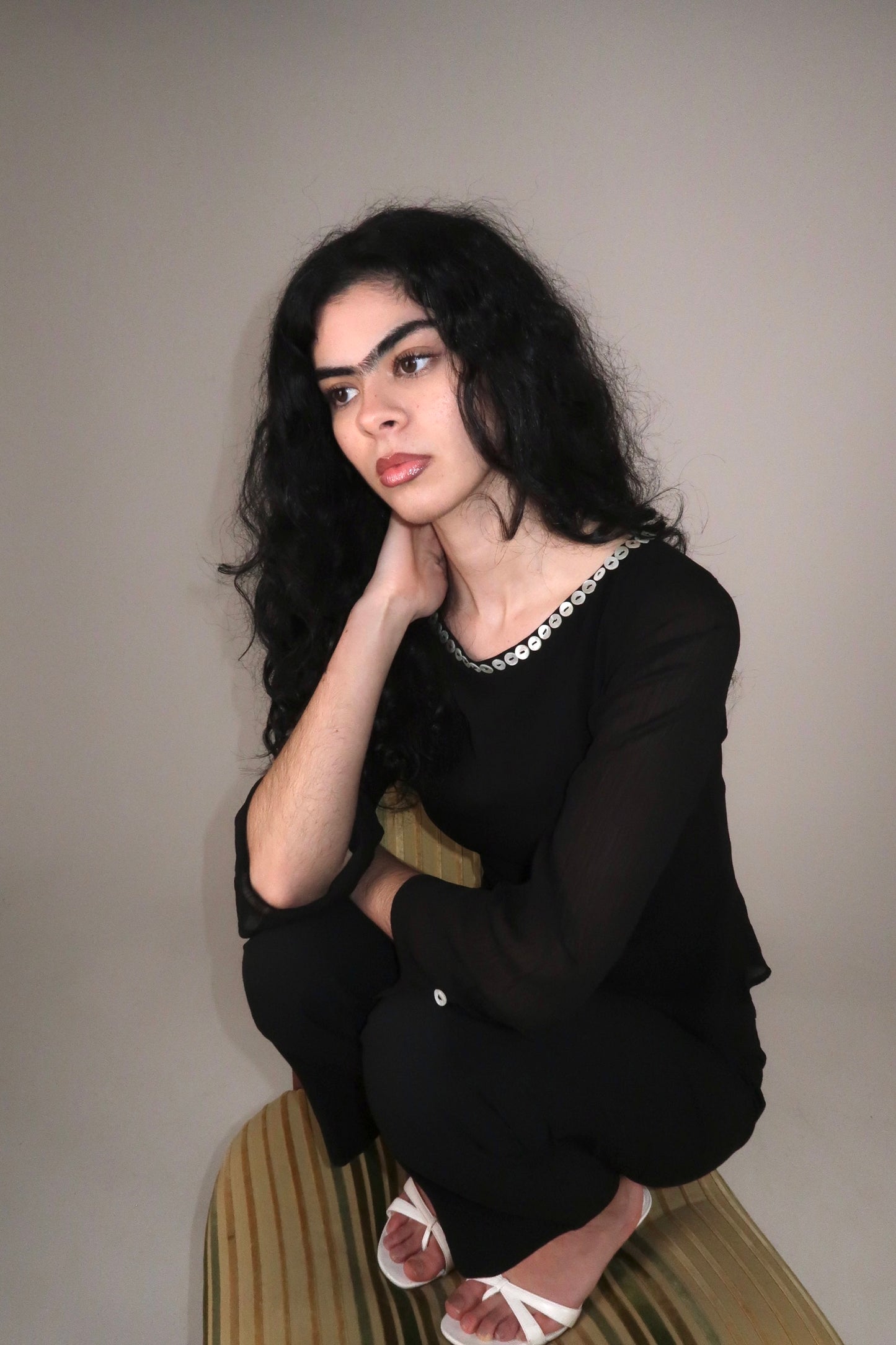 The Macchiato Top in Black