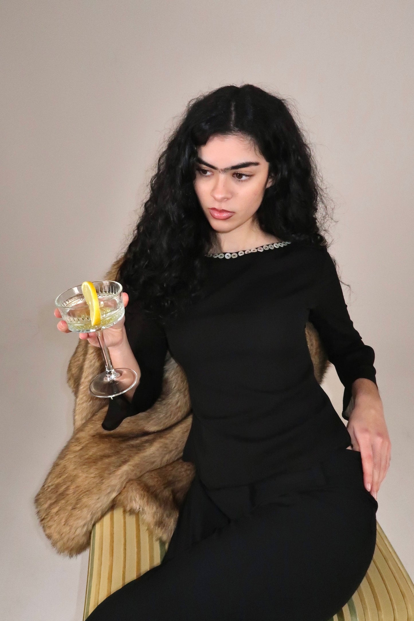 The Macchiato Top in Black