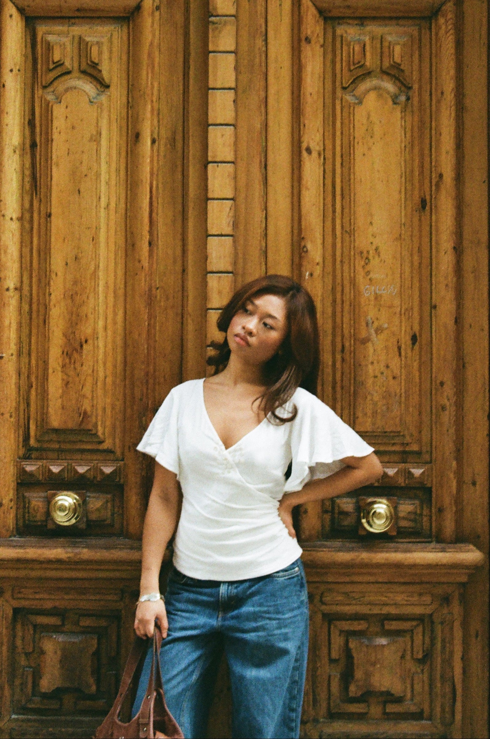 The Mira Top in White – By Sahara Clothing