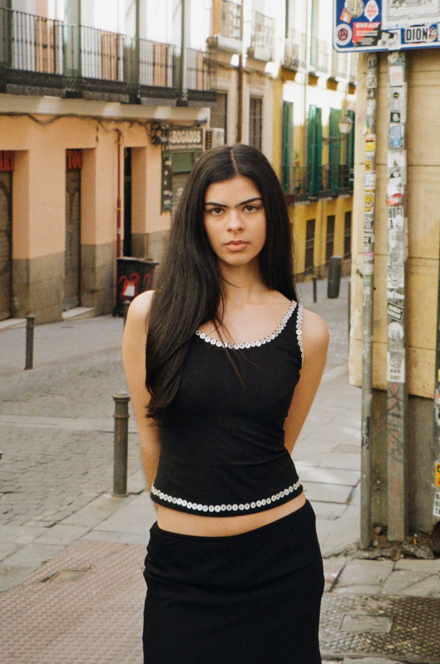The Vida Cami in Black