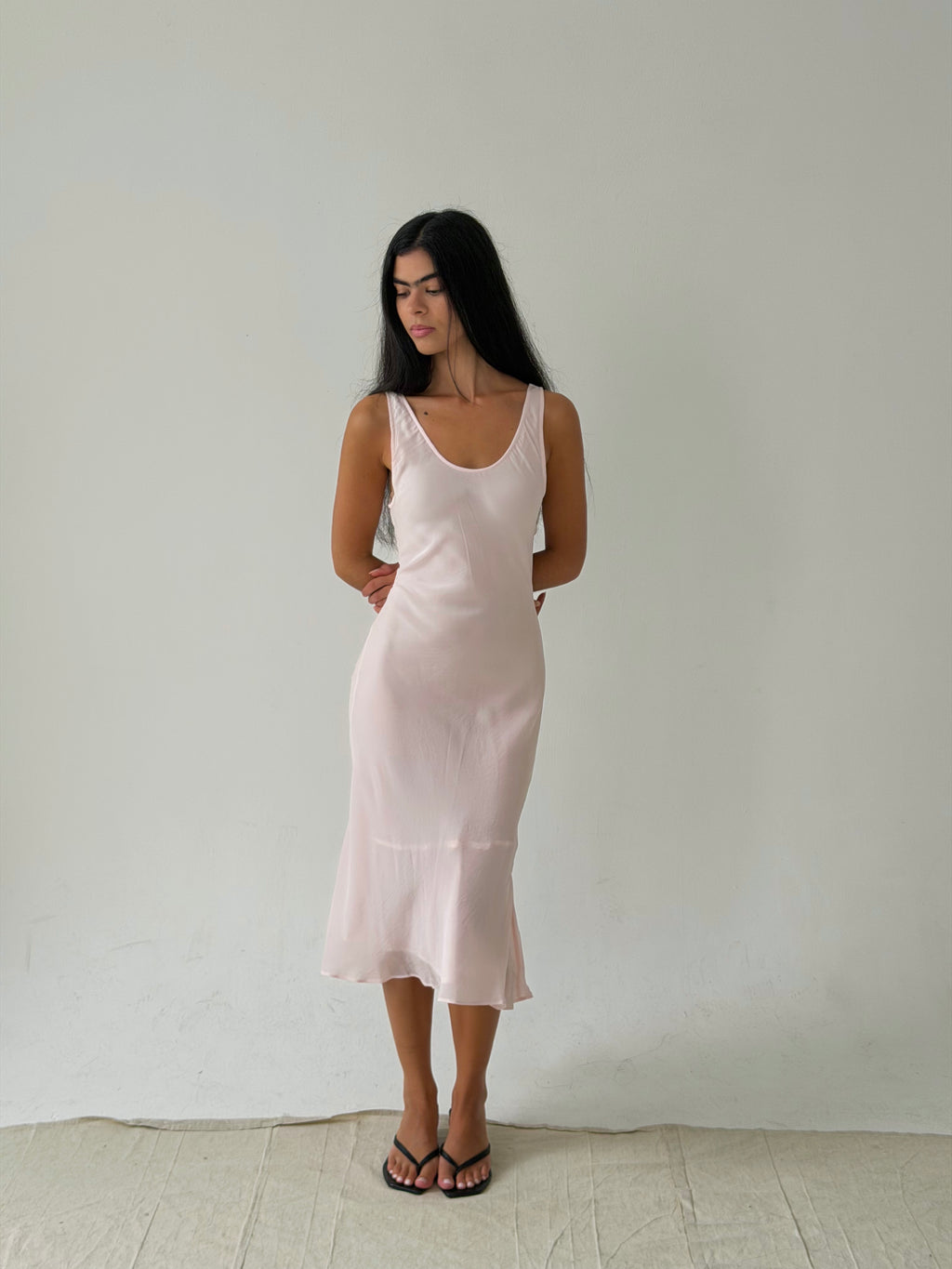 The Petal Silk Dress