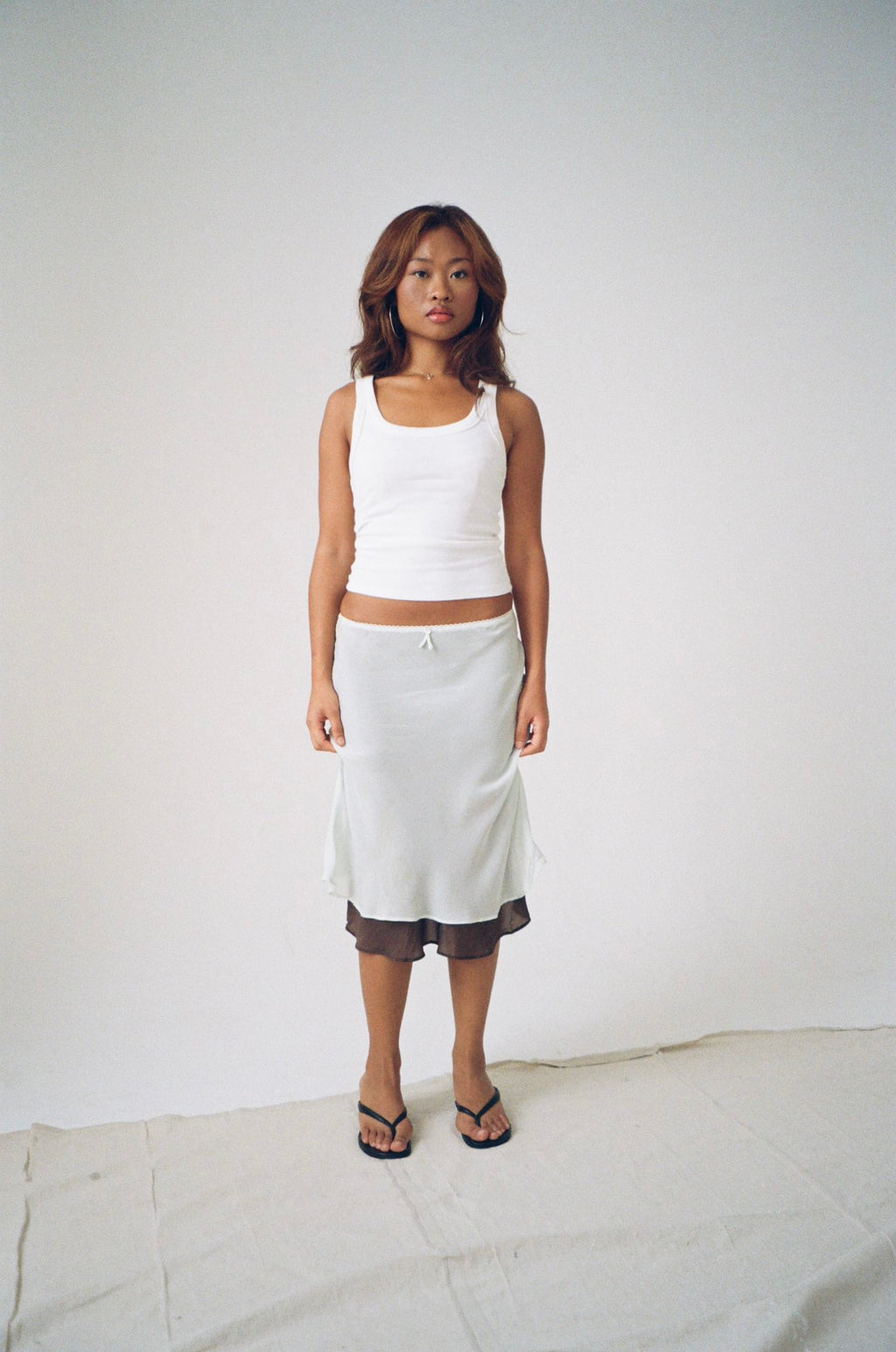 The Veil Skirt in Mint