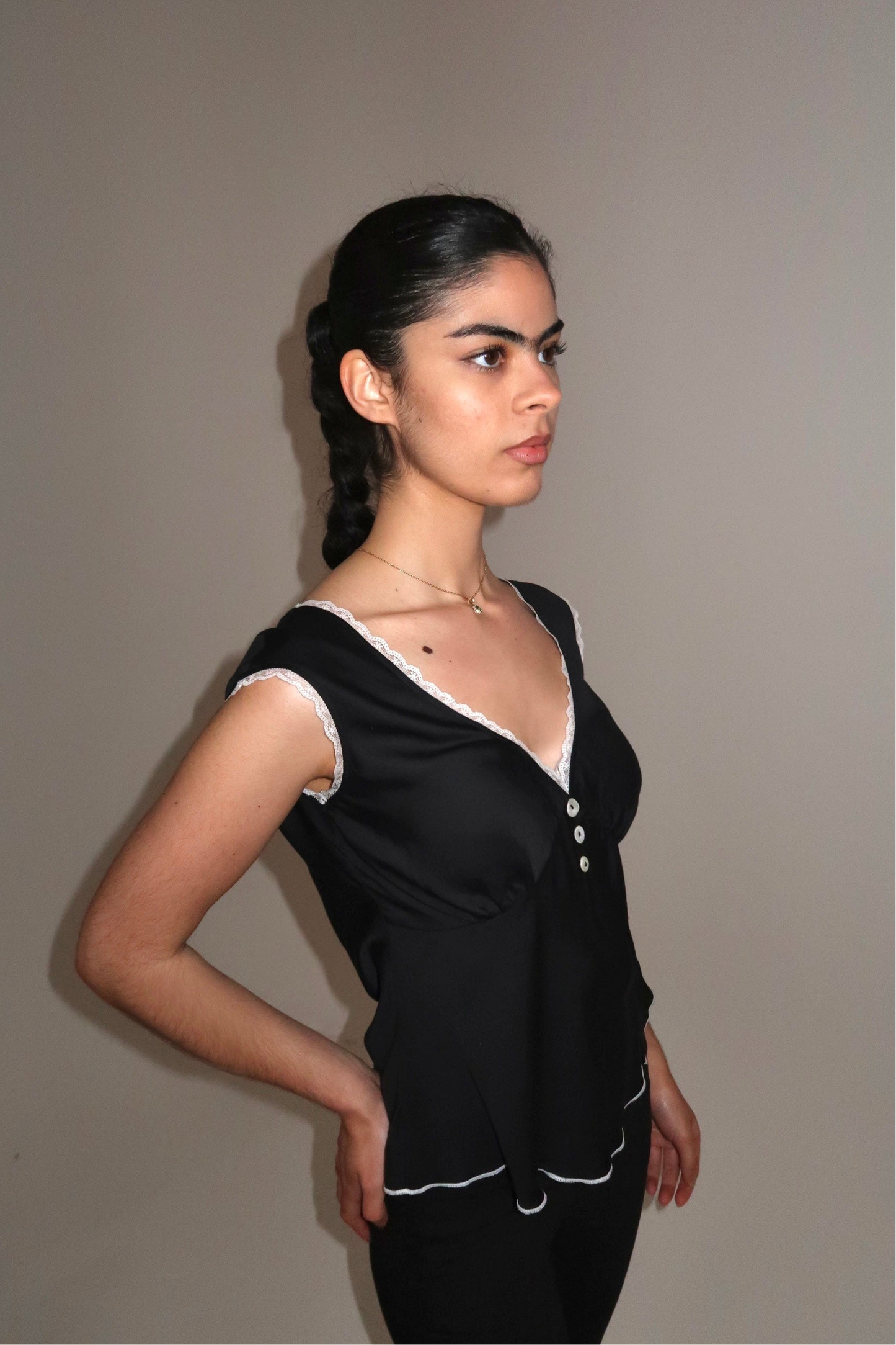 The Sky Top in Midnight Black