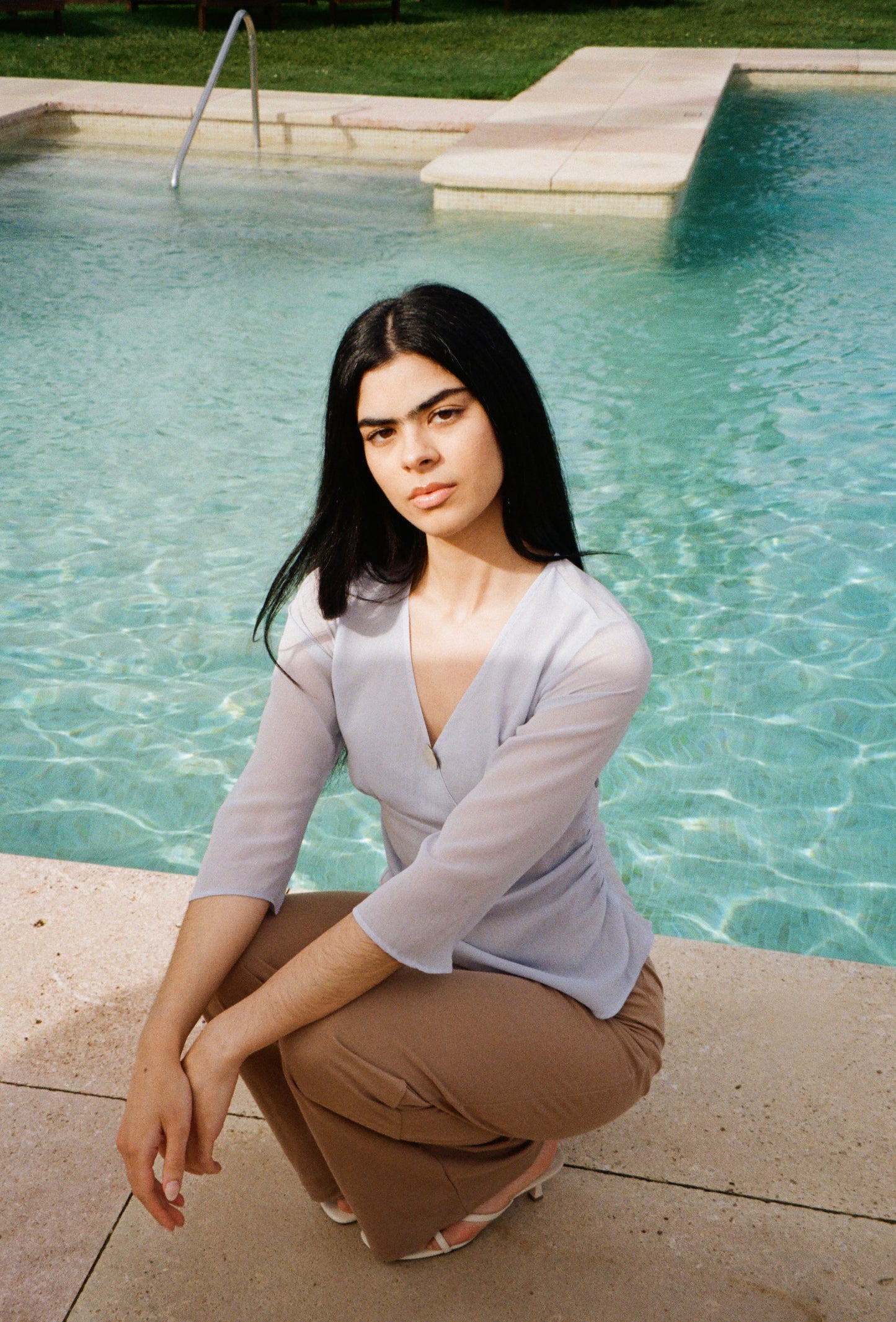 The Muse Top in Blue