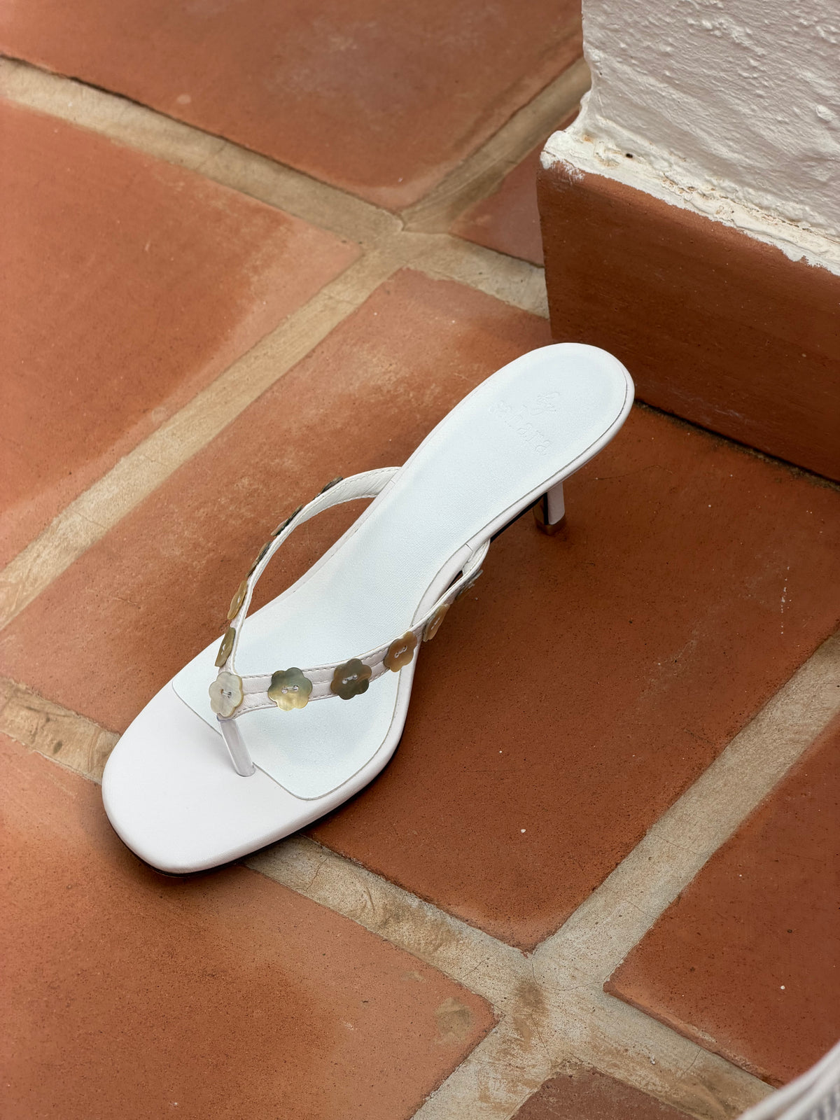 The Cala Heels in White