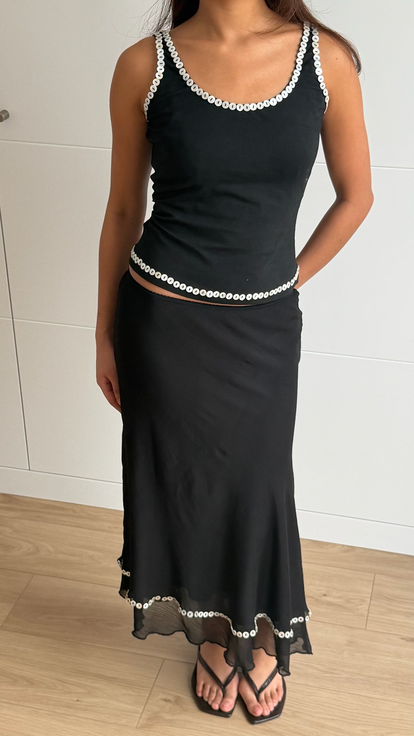 The Vida Cami in Black