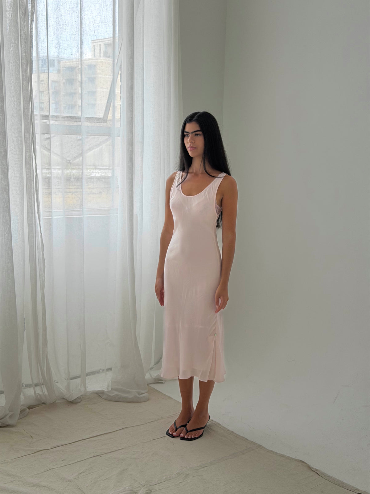 The Petal Silk Dress