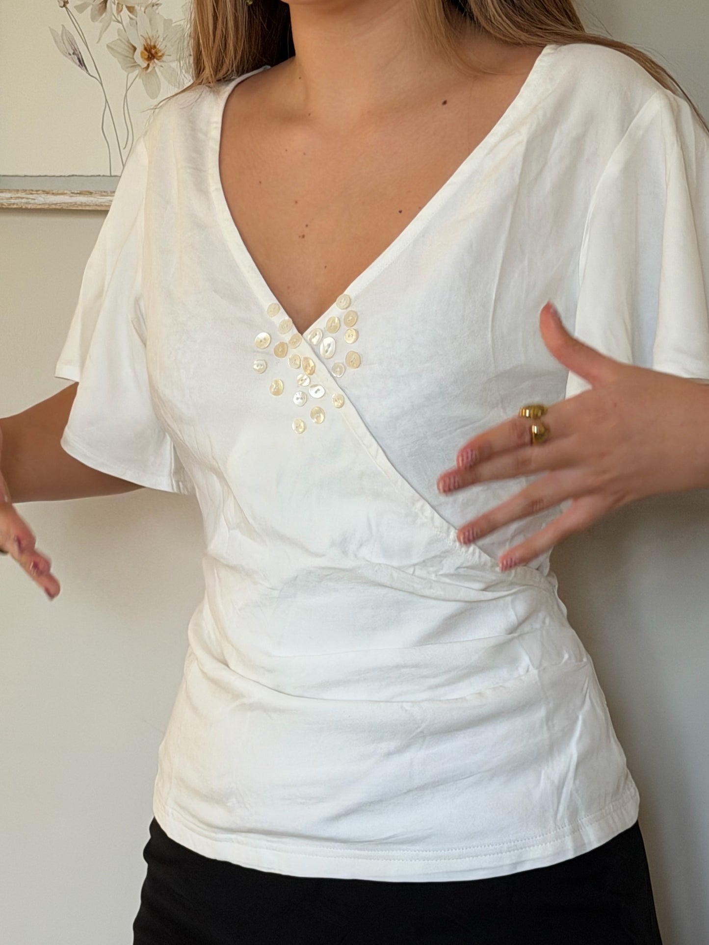 The Mira Top in White