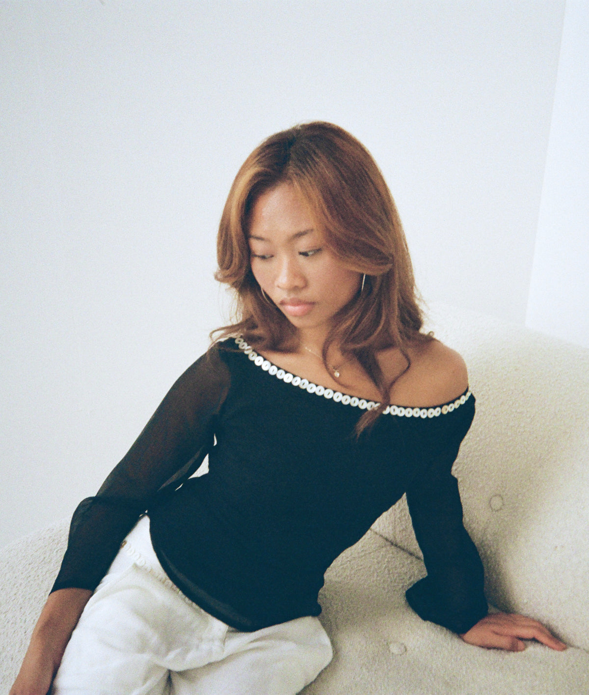 The Macchiato Top in Black