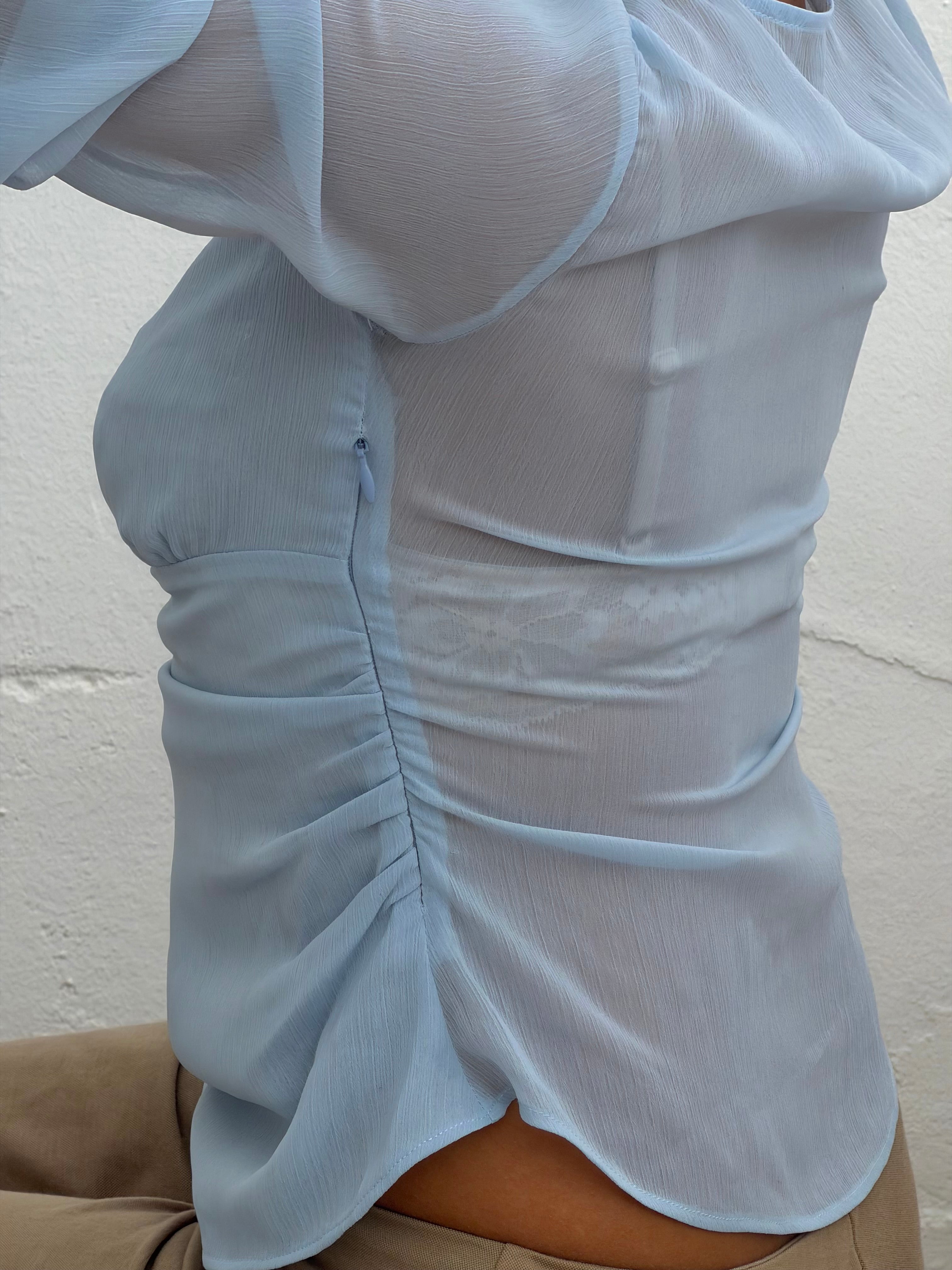 The Muse Top in Blue – By Sahara Clothing