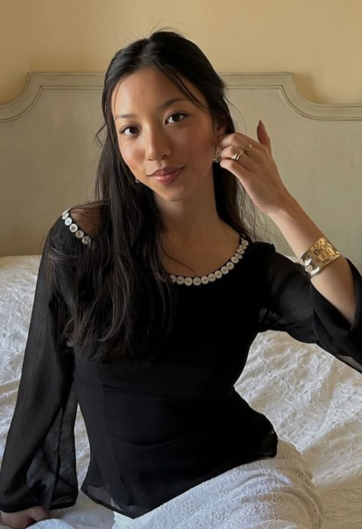 The Macchiato Top in Black